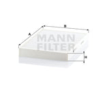 CU 3037 cabin air filter element