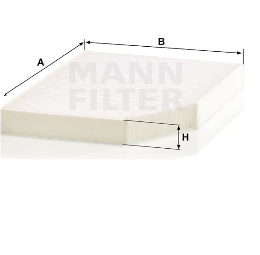 CU 30 007 cabin air filter element