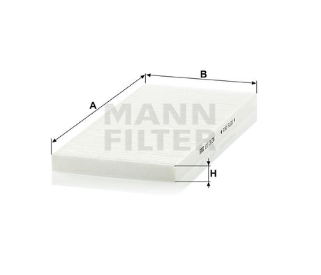 CU 3138 cabin air filter element