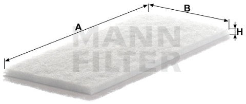 CU 3243 (12) cabin air filter element