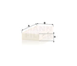 CU 32 003 cabin air filter element