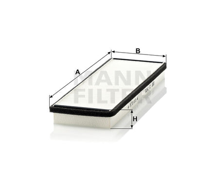CU 3435 cabin air filter element