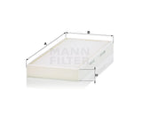 CU 36 003 cabin air filter element