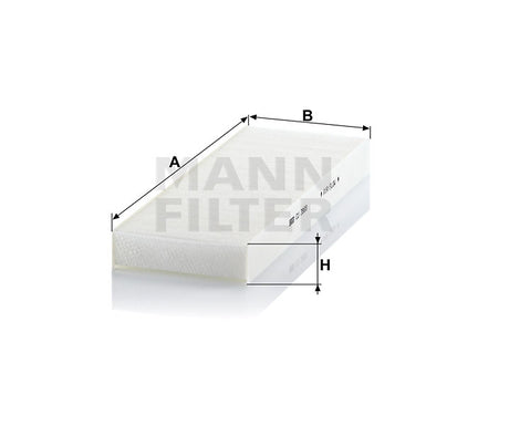 CU 3869 cabin air filter element