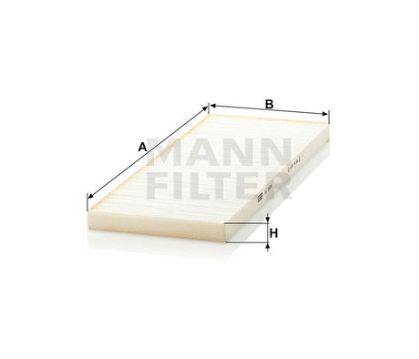 CU 3935 cabin air filter element