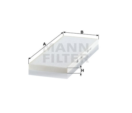 CU 3944 cabin air filter element
