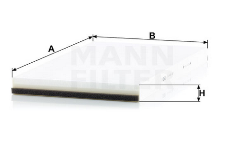 CU 45 120 cabin air filter element