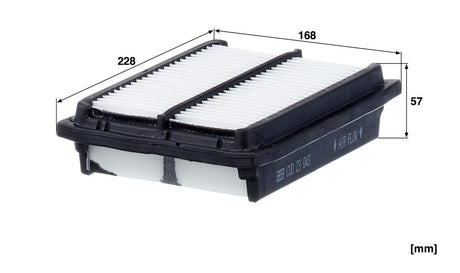 CUD 23 043 cabin air filter element