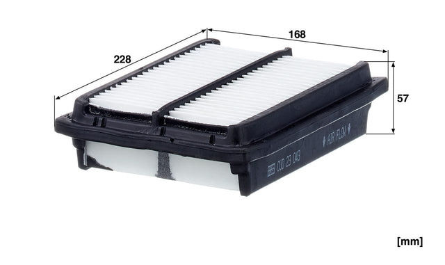 CUD 23 043 cabin air filter element