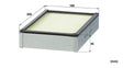 CUD 25 049 cabin air filter element