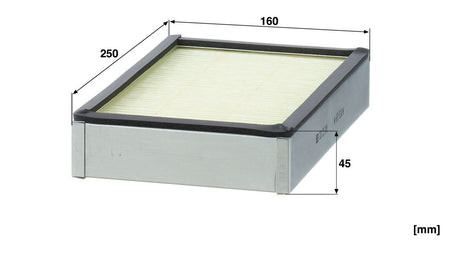 CUD 25 049 cabin air filter element
