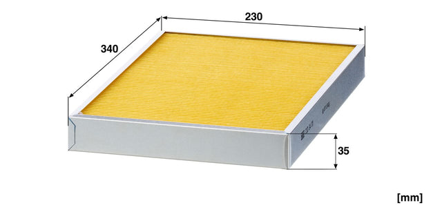 CUD 34 011 cabin air filter element