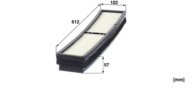 CUD 61 004 cabin air filter element