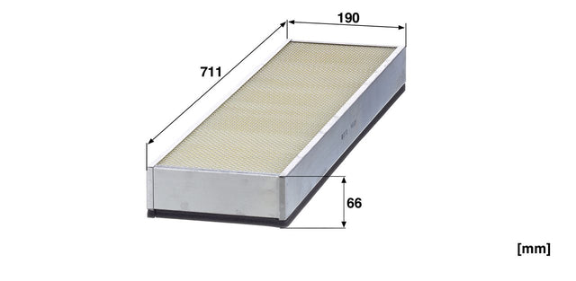 CUD 71 001 cabin air filter element