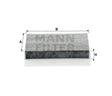 CUK 1611 cabin air filter (activated carbon)