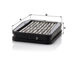 CUK 18 000-2 cabin air filter (activated carbon)