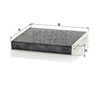 CUK 1919 cabin air filter (activated carbon)