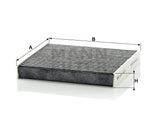 CUK 1919 cabin air filter (activated carbon)