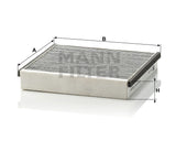 CUK 1931-2 cabin air filter (activated carbon)