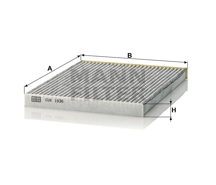 CUK 1936 cabin air filter (activated carbon)