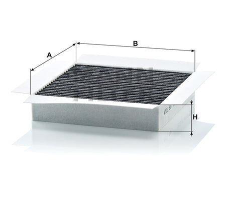 CUK 2032 cabin air filter (activated carbon)