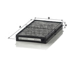 CUK 2033-2 cabin air filter (activated carbon)