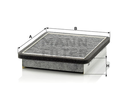 CUK 21 006 cabin air filter (activated carbon)