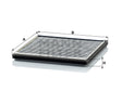 CUK 2225 cabin air filter (activated carbon)