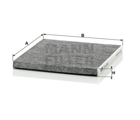 CUK 2226 cabin air filter (activated carbon)