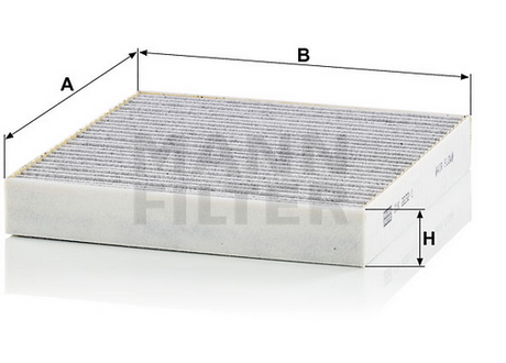 CUK 2232/1 cabin air filter (activated carbon)