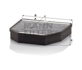 CUK 2241-2 cabin air filter (activated carbon)