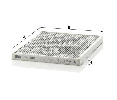 CUK 2243 cabin air filter (activated carbon)