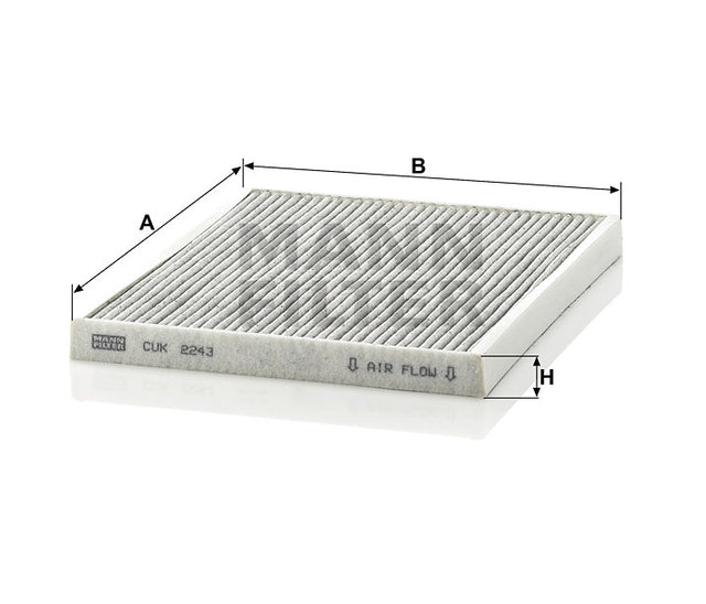 CUK 2243 cabin air filter (activated carbon)