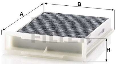 CUK 2317 cabin air filter (activated carbon)