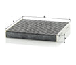 CUK 2358 cabin air filter (activated carbon)