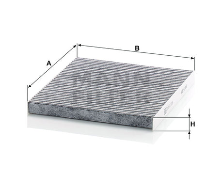 CUK 23 009 cabin air filter (activated carbon)