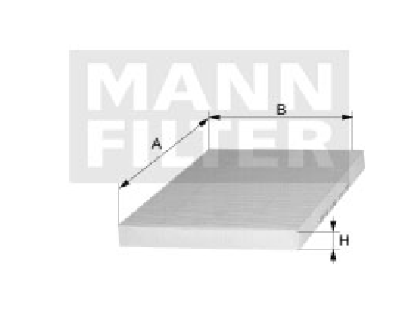 CUK 23 014-2 cabin air filter (activated carbon)