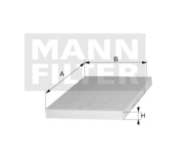 CUK 23 019/1 cabin air filter (activated carbon)