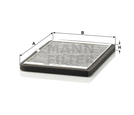 CUK 2424 cabin air filter (activated carbon)