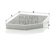 CUK 2450 cabin air filter (activated carbon)