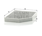 CUK 2450 cabin air filter (activated carbon)