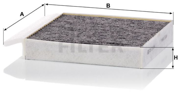 CUK 25 034-2 cabin air filter (activated carbon)