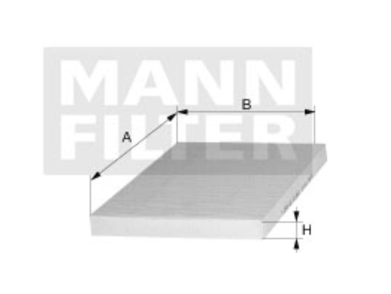 CUK 25 044 cabin air filter (activated carbon)