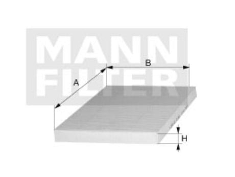 CUK 25 044 cabin air filter (activated carbon)