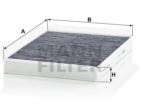 CUK 2622 cabin air filter (activated carbon)