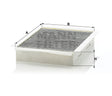 CUK 26 003 cabin air filter (activated carbon)