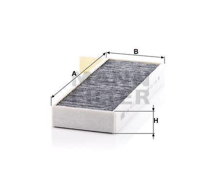 CUK 26 014-2 cabin air filter (activated carbon)