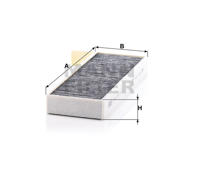 CUK 26 014-2 cabin air filter (activated carbon)