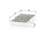 CUK 2723-2 cabin air filter (activated carbon)