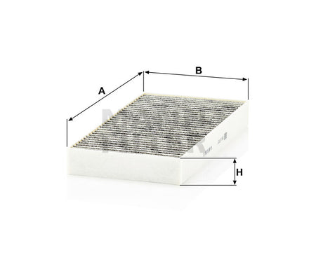 CUK 2723-2 cabin air filter (activated carbon)